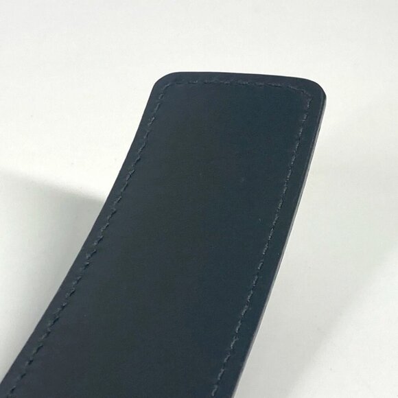 LOUIS VUITTON M6897V Taiga CeintureLV Initial 35MM belt Leather Black - Picture 11 of 15